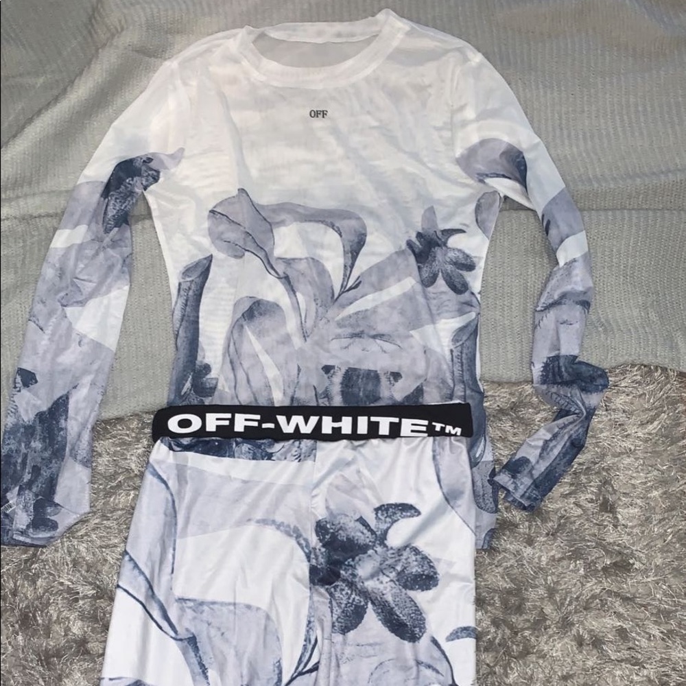 Never worn Off-white 2 piece set